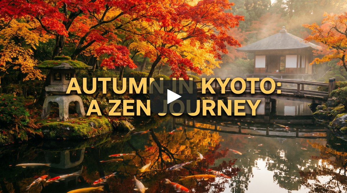 糖心vlog日式庭院秋景视频